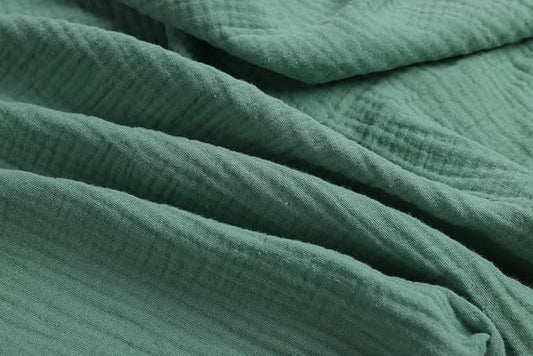 Onacosht Muslin Bassinet Sheets 24" x21" Compatible with Graco Pack ‘n-Play Dome LX Bassinet, Small Round Bassinet Sheets 2 Pack 100% Cotton Grey and Green