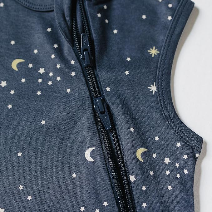 Ecolino Organic Cotton Baby Sleep Sack - 2-Way Zipper Baby Wearable Blanket - Infant Sleeping Bag Sack - 6-18 Months - Milky Way