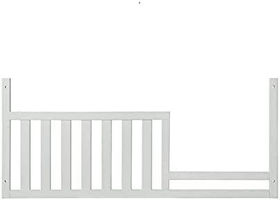 Toddler Bed Safety Guard Rail for Oxford Baby, Soho, Ozlo & Avalon Baby Convertible Cribs - Solid Wood Rail for Toddler Bed Conversion - Safety Rails for Children (Vintage White, Option 1)