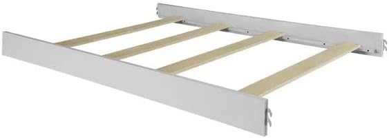 Full-Size Conversion Kit Bed Rails for Evolur Cribs - Solid Wood Crib Convertible Kit to Kids Bed - Transitional Style Rails & Easy-to-Install Child Essentials for Safety (Akoya Grey Pearl)