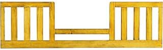 CC KITS Toddler Bed Safety Guard Rail for Parker Crib by Bassett Baby (Unfinished)