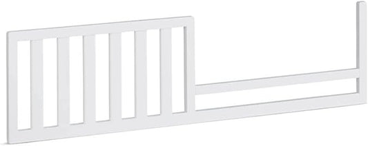 Toddler Bed Safety Guard Rail for Dolce Babi Convertible Cribs - Solid Wood Rail for Convertible Crib to Toddler Bed Conversion - Safety Bed Rail for Children (Pearl)