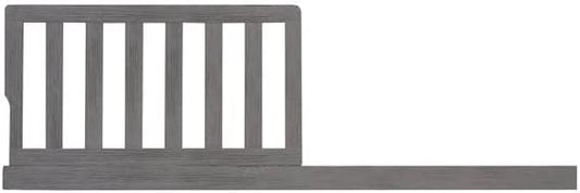 Toddler Bed Safety Guard Rail for Evolur Baby Convertible Cribs - Solid Wood Rail for Convertible Crib to Toddler Bed Conversion - Safety Bed Rail for Children (Storm Grey, Model 846)