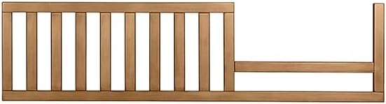 Toddler Bed Safety Guard Rail for Evolur Baby Convertible Cribs - Solid Wood Rail for Convertible Crib to Toddler Bed Conversion - Safety Bed Rail for Children (Sugar Cane, Model 846)