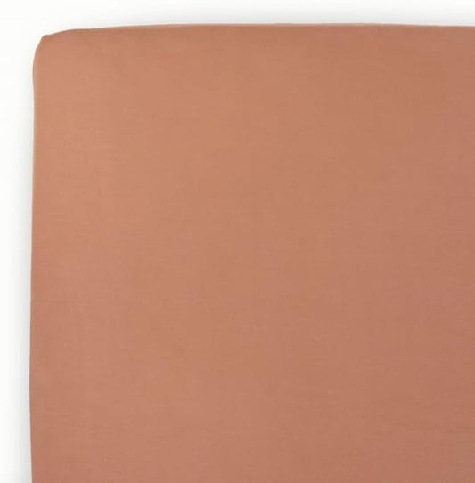 Little Unicorn Premium Stretch Knit Crib Sheet |Super Soft with Optimal Stretch (Terracotta)