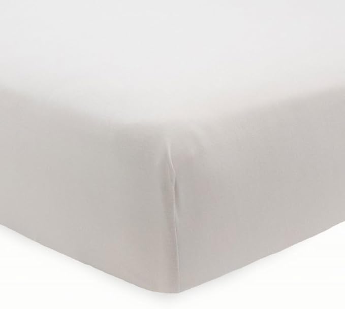 Little Unicorn Premium Stretch Knit Crib Sheet |Super Soft with Optimal Stretch (Pebble)