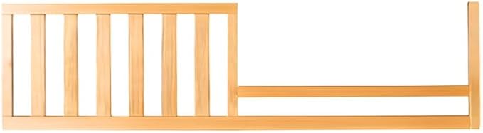 Toddler Bed Safety Guard Rail for Dolce Babi Convertible Cribs - Solid Wood Rail for Convertible Crib to Toddler Bed Conversion - Safety Bed Rail for Children (Unfinished)