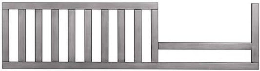 Toddler Bed Safety Guard Rail for Evolur Baby Convertible Cribs - Solid Wood Rail for Convertible Crib to Toddler Bed Conversion - Safety Bed Rail for Children (Storm Grey, Model 811)