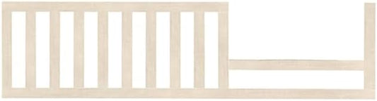 Toddler Bed Safety Guard Rail for Evolur Baby Convertible Cribs - Solid Wood Rail for Convertible Crib to Toddler Bed Conversion - Safety Bed Rail for Children (Vanilla Bean, Model 811)