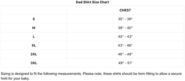 Lalabu The Dad Shirt | Hands-Free Baby Carrier for Dad with Kangaroo Pouch | Engineered for Bonding, Safety, & Comfort for Newborns Up to 15 Lbs. | CPSC Compliant