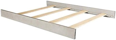 CC KITS Full-Size Conversion Kit Bed Rails Compatible with Bertini Baby Cribs (Grey Satin)