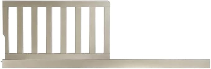 Toddler Bed Safety Guard Rail for Evolur Baby Convertible Cribs - Solid Wood Rail for Convertible Crib to Toddler Bed Conversion - Safety Bed Rail for Children (Metallic Gold Dust, Model 846)