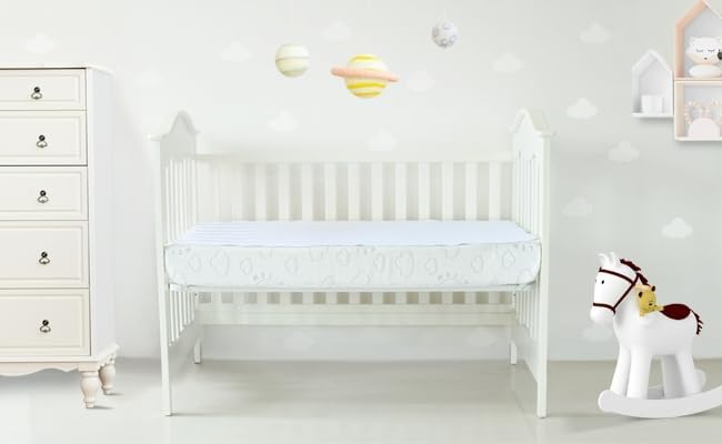 Flannel Crib Protector Pad，100％ Waterproof Mattress Protector Pad, One Size, 27" X 39"