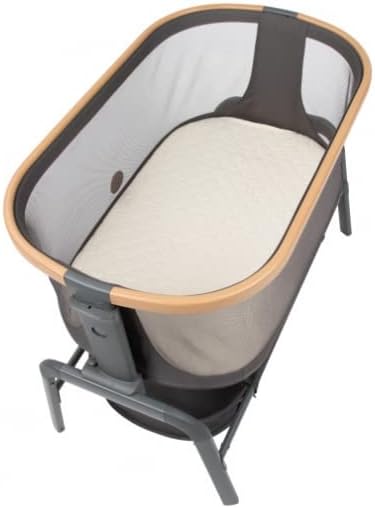 SheetWorld Baby Fitted Bassinet Sheet Fits Maxi COSI 20 x 32 inches, 100% Cotton Jersey Hypoallergenic Sheet, Unisex Boy Girl, Solid Black, Made in USA