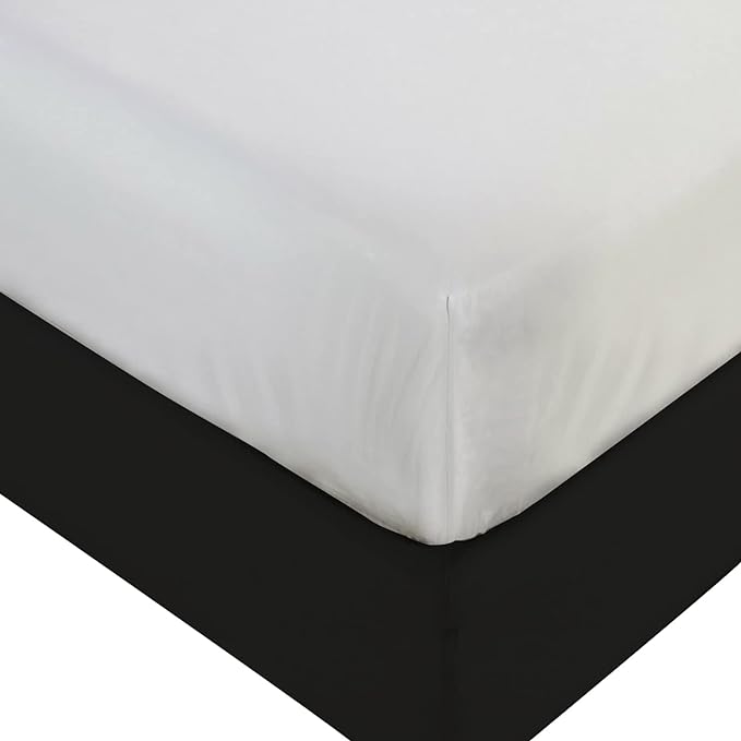 BLISSFORD Queen Plastic Mattress Protector - Heavy Duty, Fitted Vinyl - Plastic Mattress Cover, Rubber Sheets for Bedwetting Adult or Child, 100% Waterproof Fitted Sheet Queen