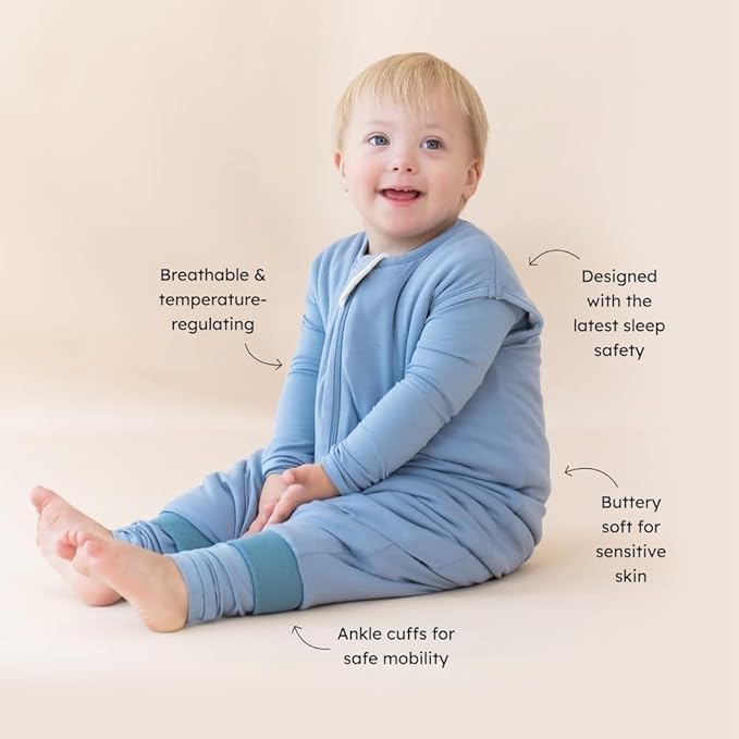 KYTE BABY Unisex Sleep Bag Walker for Babies and Toddlers- Rayon Made from Bamboo 1.0 Tog