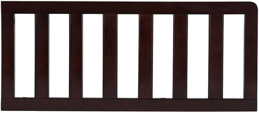 Toddler Bed Safety Guard Rail Compatible with Delta Children Convertible Cribs - Solid Wood Rail for Convertible Crib to Toddler Bed Conversion - Safety Guard Rail (Chocolate - 204, #0080)