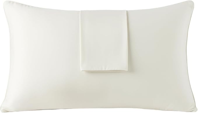 Organic Cotton Pillow Protector - 100% Waterproof Pillow Protector Toddler Size GOTS & Fairtrade Certified - 140GSM Hypoallergenic Machine Washable Breathable Cover with Edge Piping - 2 Pack (Toddler)