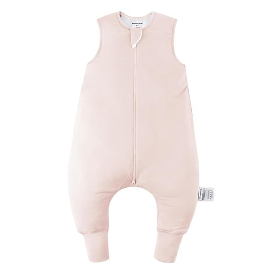BubblePanda Rayon Made From Bamboo Toddler Sleep Sack with Feet 12-24 Months 2.5 Tog Winter Ultra Soft Warm Baby Sleep Bag Walker 1t-2t Quilted Thick Wearable Blanket with Legs 2-Way Zipper