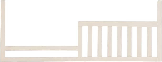 Toddler Bed Safety Guard Rail for Westwood Design Convertible Cribs - Solid Wood Rail for Convertible Crib to Toddler Bed Conversion - Safety Rails for Children's Beds (Brushed White, Westfield)
