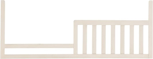 Toddler Bed Safety Guard Rail for Westwood Design Convertible Cribs - Solid Wood Rail for Convertible Crib to Toddler Bed Conversion - Safety Rails for Children's Beds (Brushed White, Westfield)