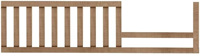 Toddler Bed Safety Guard Rail for Evolur Baby Convertible Cribs - Solid Wood Rail for Convertible Crib to Toddler Bed Conversion - Safety Bed Rail for Children (Barnwood, Model 811)
