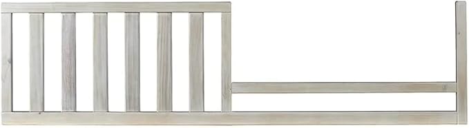 Toddler Bed Safety Guard Rail for Evolur Baby Convertible Cribs - Solid Wood Rail for Convertible Crib to Toddler Bed Conversion - Safety Bed Rail for Children (Antique Mist, Model 811)