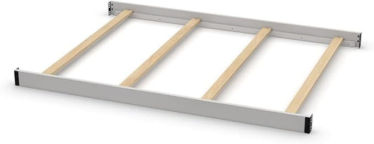 Full-Size Conversion Kit Bed Rails for Baby Relax Convertible Cribs, by Dorel Living - Solid Wood Rail - Toddler and Adult Bed Rail for Full-Size Beds - Baby Furniture (Soft Gray, Option 1)