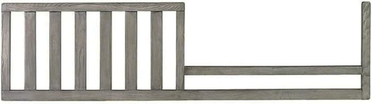 Toddler Bed Safety Guard Rail for Dolce Babi Convertible Cribs - Solid Wood Rail for Convertible Crib to Toddler Bed Conversion - Safety Bed Rail for Children (Nantucket Grey)