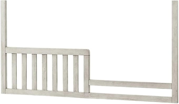 Toddler Bed Safety Guard Rail for Westwood Design Convertible Cribs - Solid Wood Rail for Convertible Crib to Toddler Bed Conversion - Safety Rails for Children's Beds (White Dove, Foundry Crib)