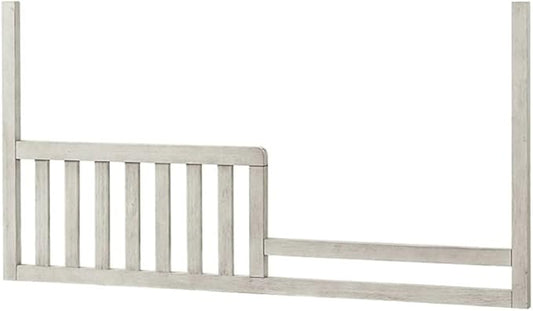 Toddler Bed Safety Guard Rail for Westwood Design Convertible Cribs - Solid Wood Rail for Convertible Crib to Toddler Bed Conversion - Safety Rails for Children's Beds (White Dove, Foundry Crib)