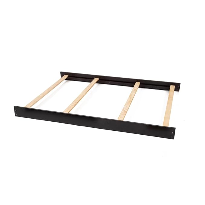 Full-Size Conversion Kit Bed Rails for Young America Convertible Cribs - Solid Wood Rail - Toddler and Adult Bed Rail for Full-Size Beds - Essential Nursery & Baby Furniture (Espresso)