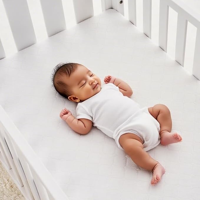 American Baby Company Waterproof Fitted Mini Crib Mattress Protector 38" x 24" - Quilted, Noiseless, Ultra-Soft & Breathable Pack n Play and Mini Crib Mattress Cover