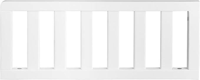 Toddler Safe Guardrail Compatible with Delta Children Convertible Crib, Crib Rail for Prevent Toddler from Rolling Off The Bed, White