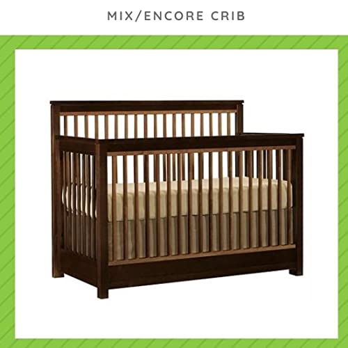 Full-Size Conversion Kit Bed Rails for Young America Convertible Cribs - Solid Wood Rail - Toddler and Adult Bed Rail for Full-Size Beds - Essential Nursery & Baby Furniture (Espresso)