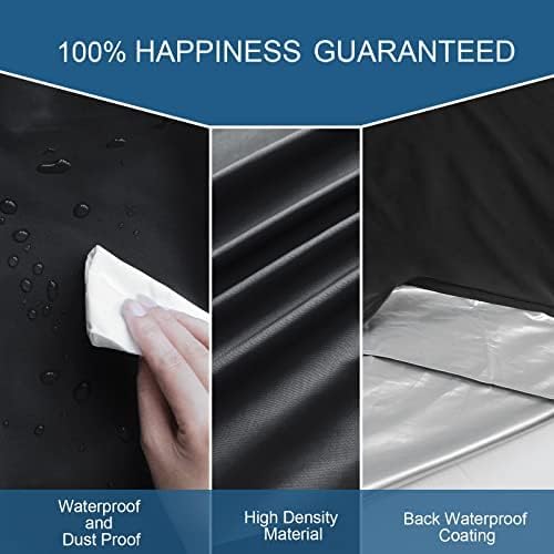 Crib Mattress Bags for Moving, Waterproof Mattress Protector Crib Size Mattress Cover for Moving and Storage, Strong Zipper, Reusable Thick Moving Supplies & Moving Bags, Black