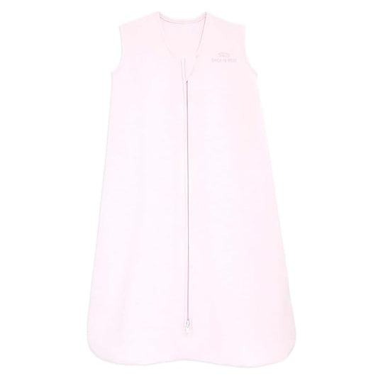 HALO Sleepsack 100% Cotton Wearable Blanket, TOG 0.5, Soft Pink, Medium