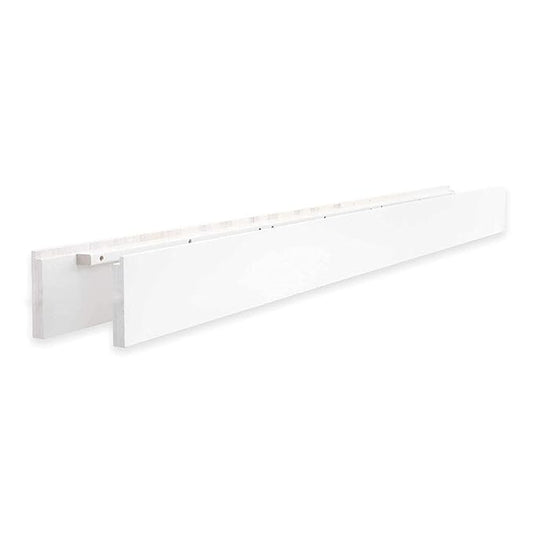 Full-Size Conversion Kit Bed Rails for Baby Appleseed and Eco-Chic Convertible Cribs - Solid Wood Rail - Toddler and Adult Bed Rail for Full-Size Beds - Nursery and Baby Furniture (White, Option 1)