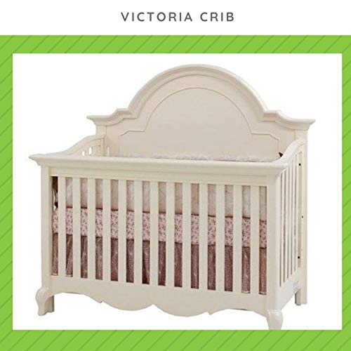 Full-Size Conversion Kit Bed Rails for Suite Bebe Convertible Cribs - Solid Wood Rail - Toddler and Adult Bed Rail for Full-Size Beds - Essential Nursery & Baby Furniture (White Linen)