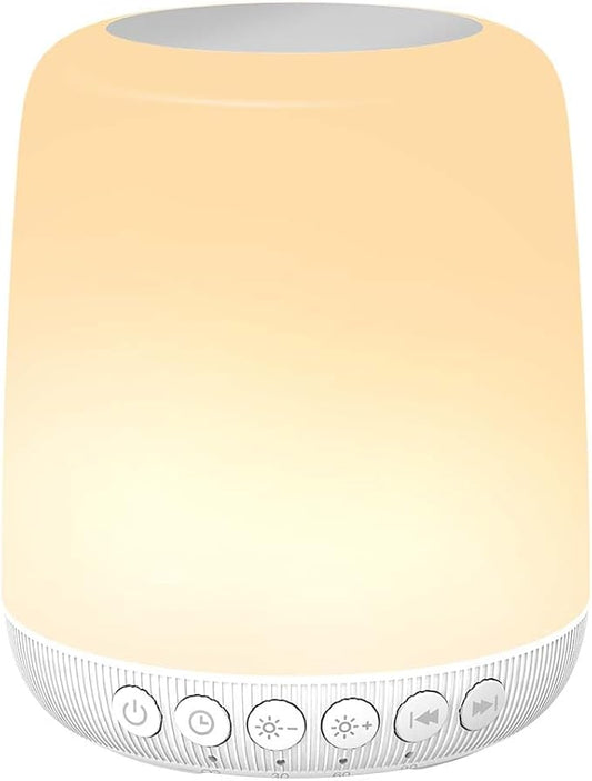 iMosleep Night Light LED Touch Night Dimmable with 20 Levels of Brightness 4 Timer Rechargeable Battery for Bedroom Baby Nursery Living Room Home for Kids and Adult Breastfeeding Sleep Aid White