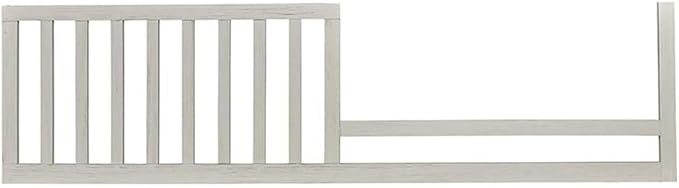 Toddler Bed Safety Guard Rail for Evolur Baby Convertible Cribs - Solid Wood Rail for Convertible Crib to Toddler Bed Conversion - Safety Bed Rail for Children (Cloud, Model 811)