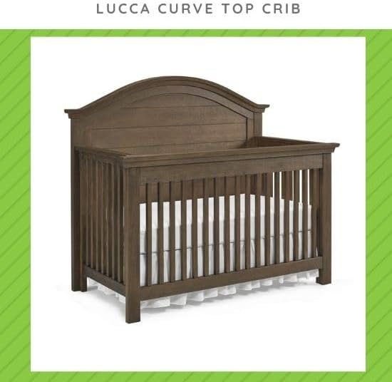Toddler Bed Safety Guard Rail for Dolce Babi Convertible Cribs - Solid Wood Rail for Convertible Crib to Toddler Bed Conversion - Safety Bed Rail for Children (Weathered Brown)