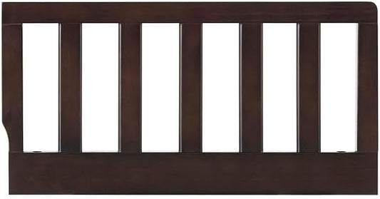 Toddler Bed Safety Guard Rail for Oxford Baby, Soho, Ozlo & Avalon Baby Convertible Cribs - Solid Wood Rail for Toddler Bed Conversion - Safety Rails for Children (Espresso, Option 2)