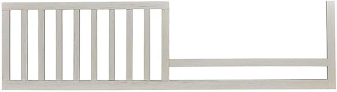 Toddler Bed Safety Guard Rail for Dolce Babi Convertible Cribs - Solid Wood Rail for Convertible Crib to Toddler Bed Conversion - Safety Bed Rail for Children (Seashell)