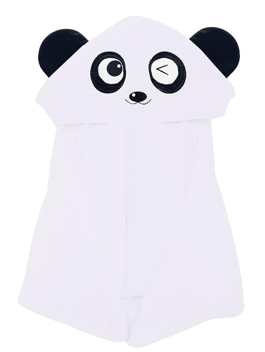 YOYOO Baby Bath Towel – Viscose Derived from Bamboo, Baby Hooded Towels - Newborn Essential Cute White Panda-Perfect Baby Registry Gifts for Boy Girl