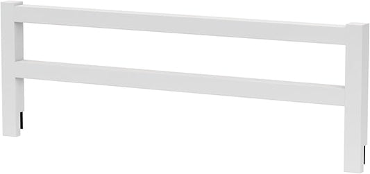 CC KITS Safety Guard Rail for Baby, Kids, and Children - Solid Wood Safety Bed Rail for Toddlers - Easy Installation - Premium Protection for Bunk, Twin, Full, Queen and King Size Beds - (White)