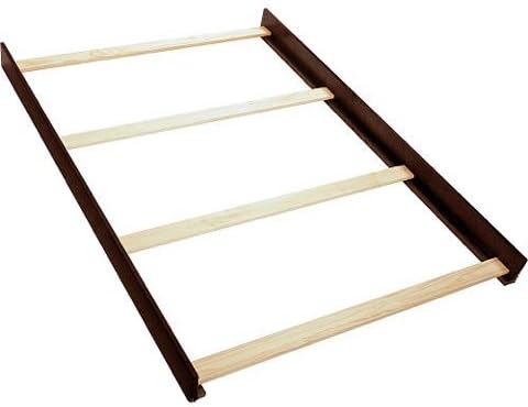 Full-Size Conversion Kit Bed Rails for Westwood Design Convertible Cribs - Solid Wood Rail - Toddler and Adult Bed Rail for Full-Size Beds - Essential Nursery and Baby Furniture (River Rock, Option 3)