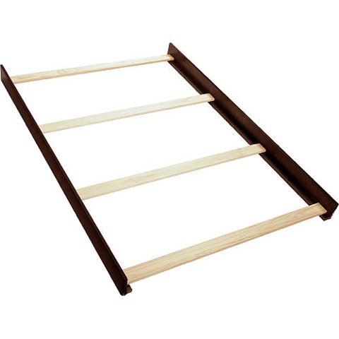 Full-Size Conversion Kit Bed Rails for Bassett Baby Convertible Cribs - Solid Wood Rail - Toddler and Adult Bed Rail for Full-Size Beds - Essential Nursery & Baby Furniture (Espresso)