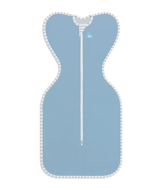 Love to Dream Swaddle UP, Baby Sleep Sack, Self-Soothing Swaddles for Newborns, 8-13 lbs, Snug Fit Helps Calm Startle Reflex, New Born Essentials for Baby, Dusty Blue