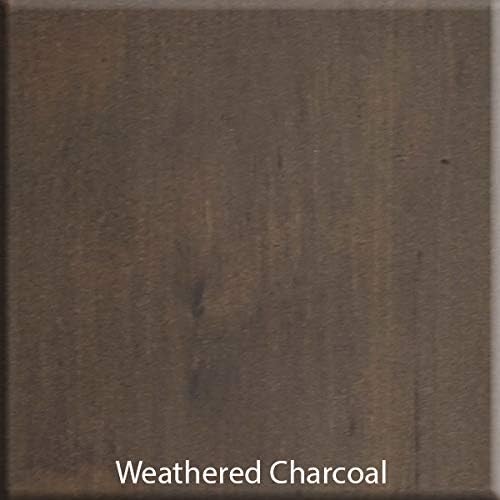 CC KITS Full-Size Conversion Kit Bed Rails Compatible with Bertini Baby Cribs (Weathered Charcoal)